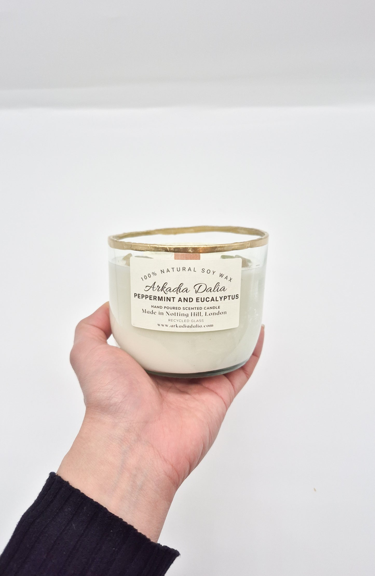 PEPPERMINT AND EUCALYPTUS WOODEN WICK