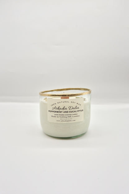PEPPERMINT AND EUCALYPTUS WOODEN WICK