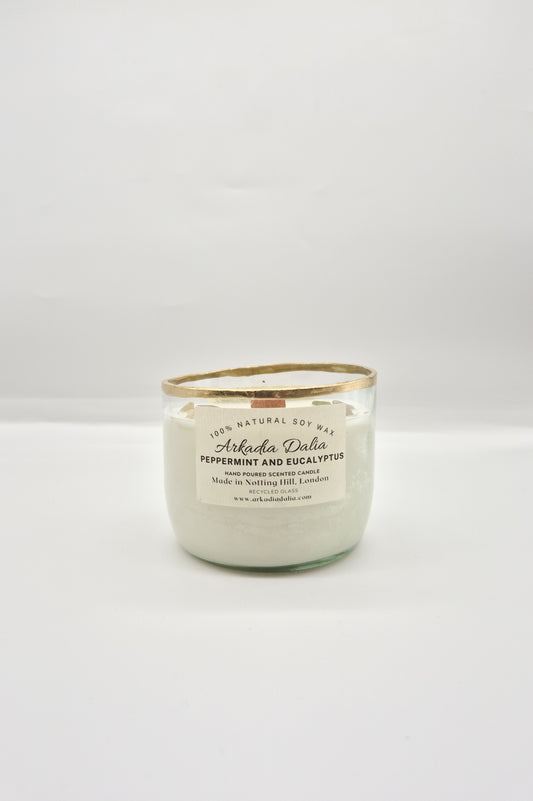 PEPPERMINT AND EUCALYPTUS WOODEN WICK