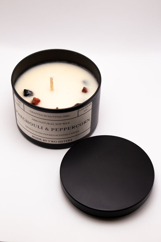 TIN PATCHOULI AND PEPPERCORN