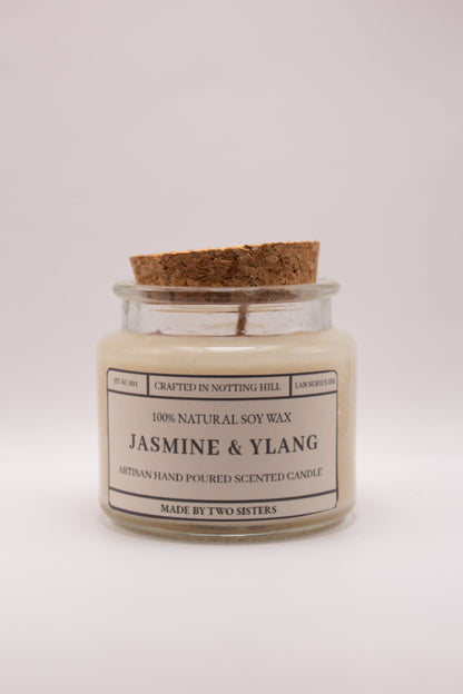 Glass Jasmine and Ylang Ylang Candle