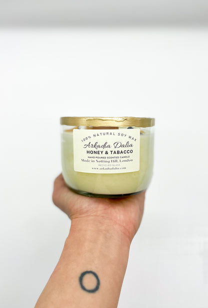 HONEY AND TOBACCO WOODEN WICK