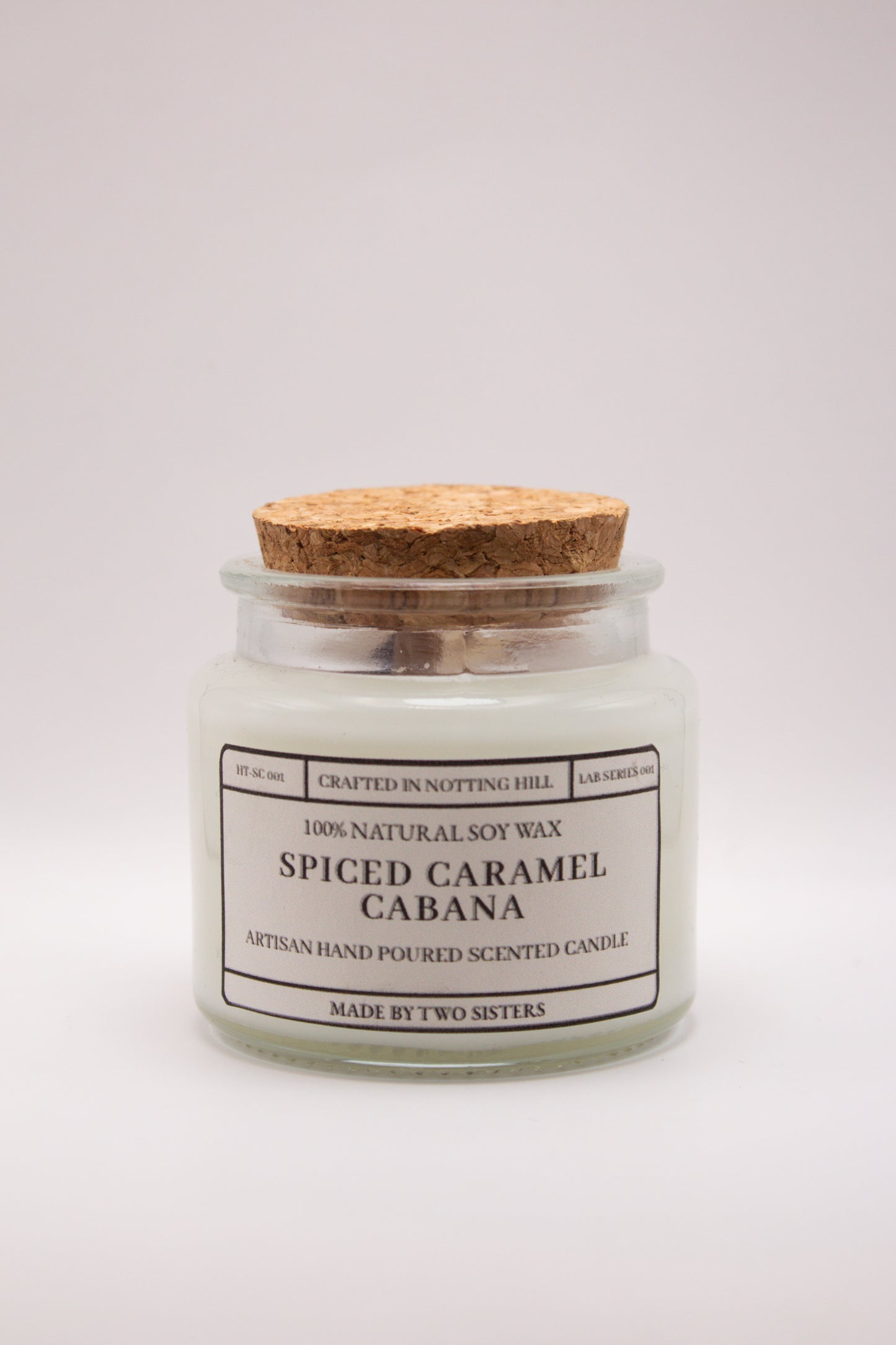 Glass Spiced Caramel Cabana Candle
